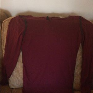 Burgundy Loft sweater